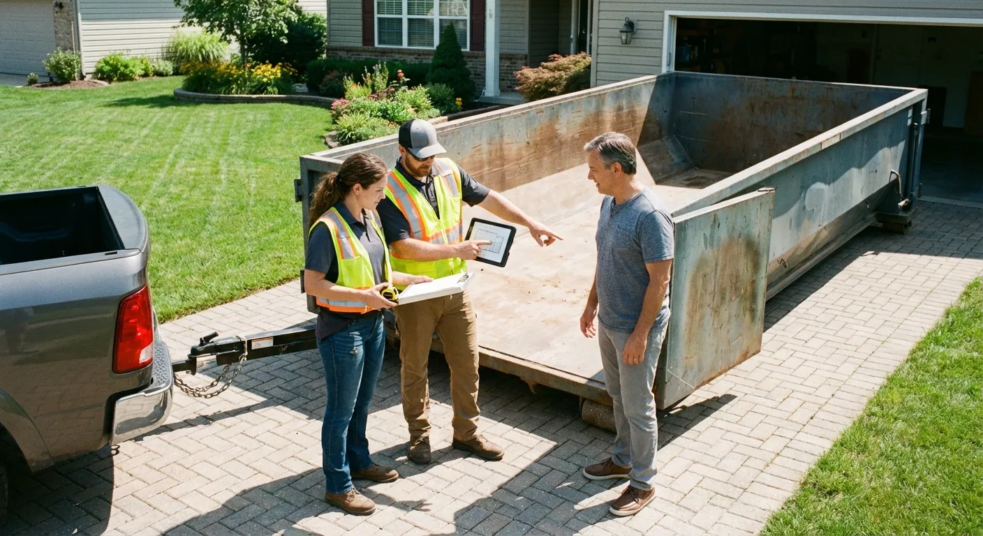 10 Yard Dumpster Rental Process in Lancaster, PA