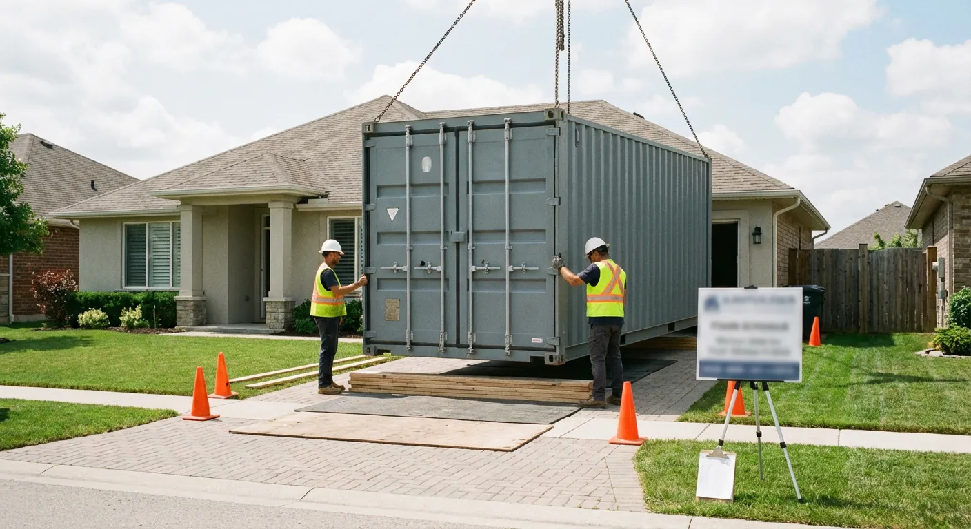 Safety inspection of dumpster placement site in Lancaster, PA