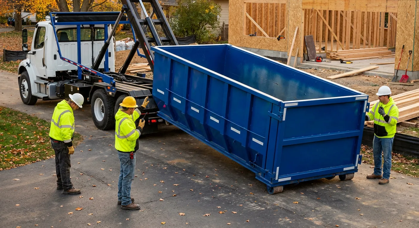 Construction dumpster delivery and waste management in Lancaster, PA