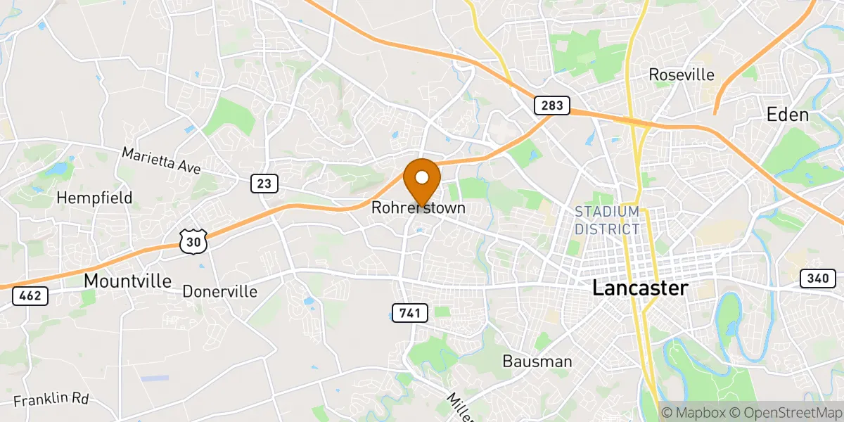 neighborhood map neighborhood map in Lancaster, PA