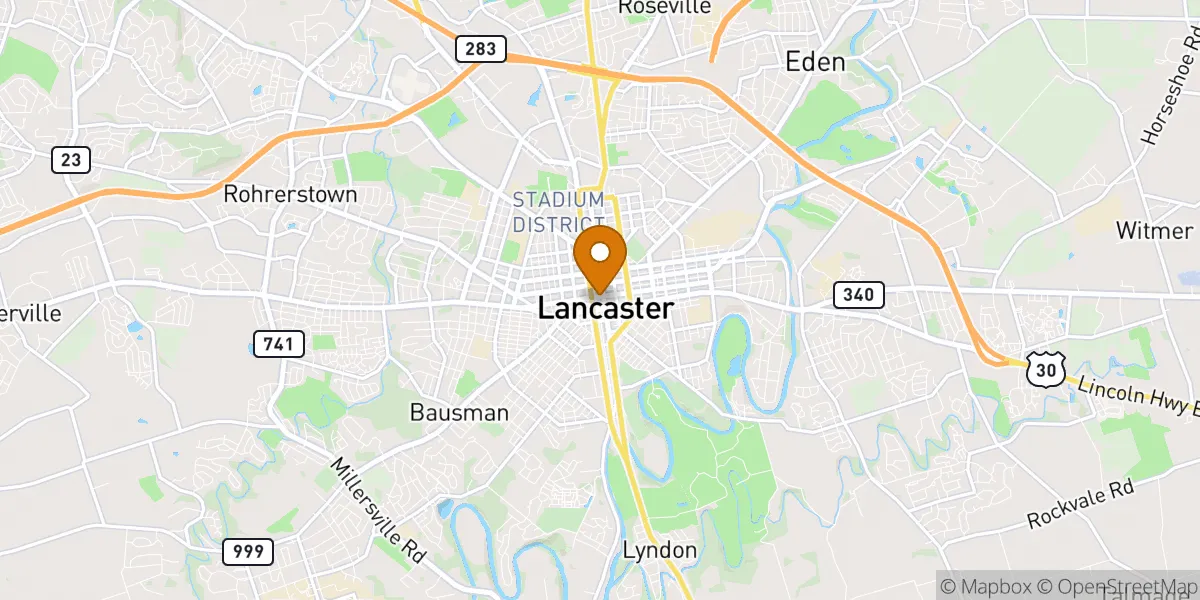 neighborhood map neighborhood map in Lancaster, PA