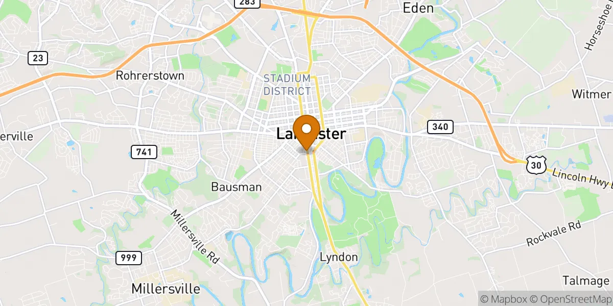 neighborhood map neighborhood map in Lancaster, PA