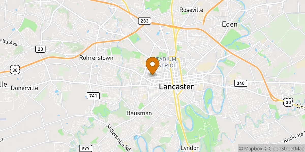 neighborhood map neighborhood map in Lancaster, PA