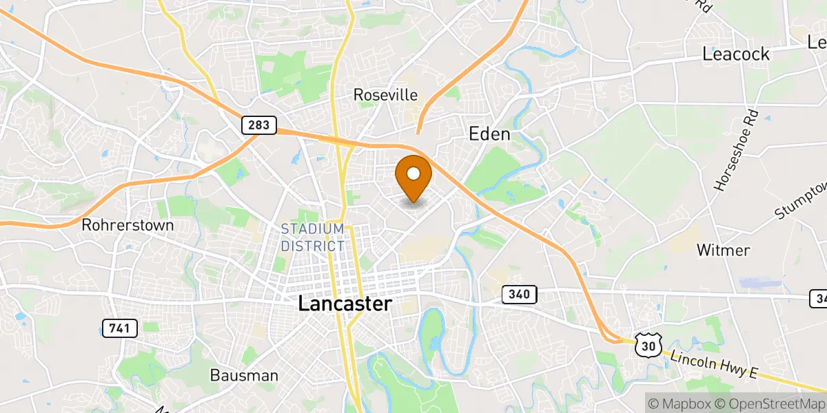 neighborhood map neighborhood map in Lancaster, PA